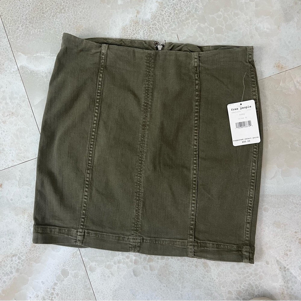 Free People Army Skirt NWT